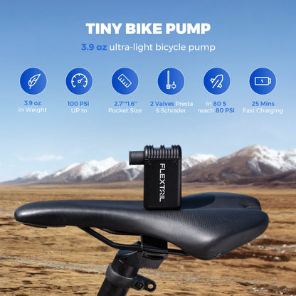 AirSwift - Ultra-Mini Rechargeable Bike Pump